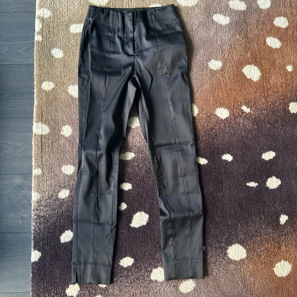 Black Satin Pants - Picture 2 of 9